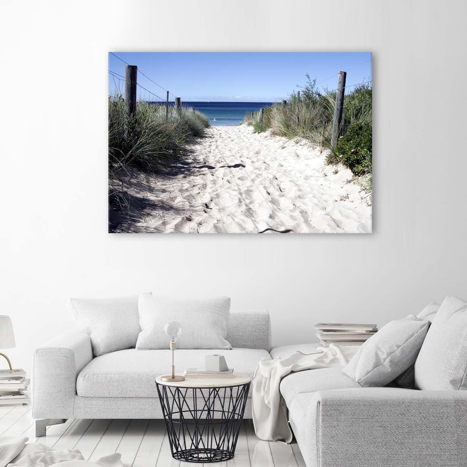 Quadro su tela, Dune sentiero spiaggia mare in Poster e stampe Collezione Casa - Trebisacce, commercioVirtuoso.it