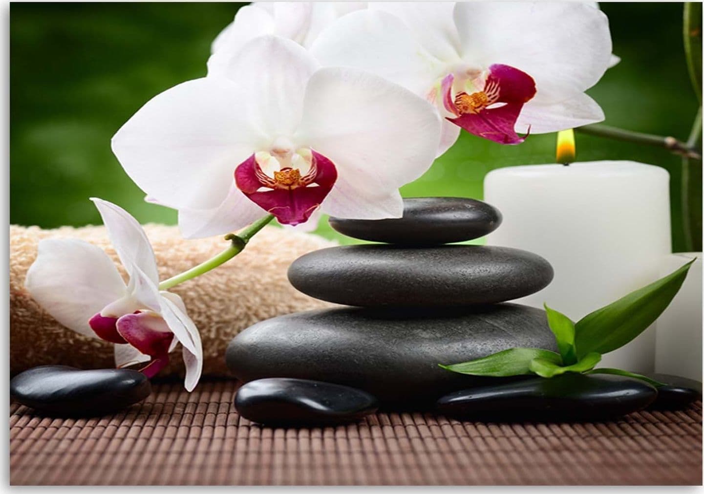 Quadro su tela, Fiori di orchidea zen in Poster e stampe Collezione Casa - Trebisacce, commercioVirtuoso.it