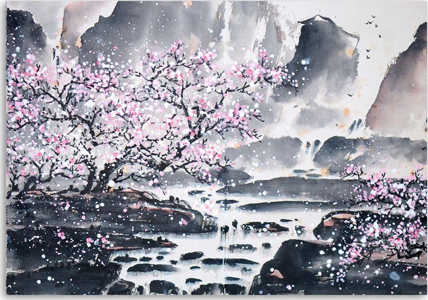 Quadro su tela, Giappone fiore di ciliegio rosa natura in Poster e stampe Collezione Casa - Trebisacce, commercioVirtuoso.it