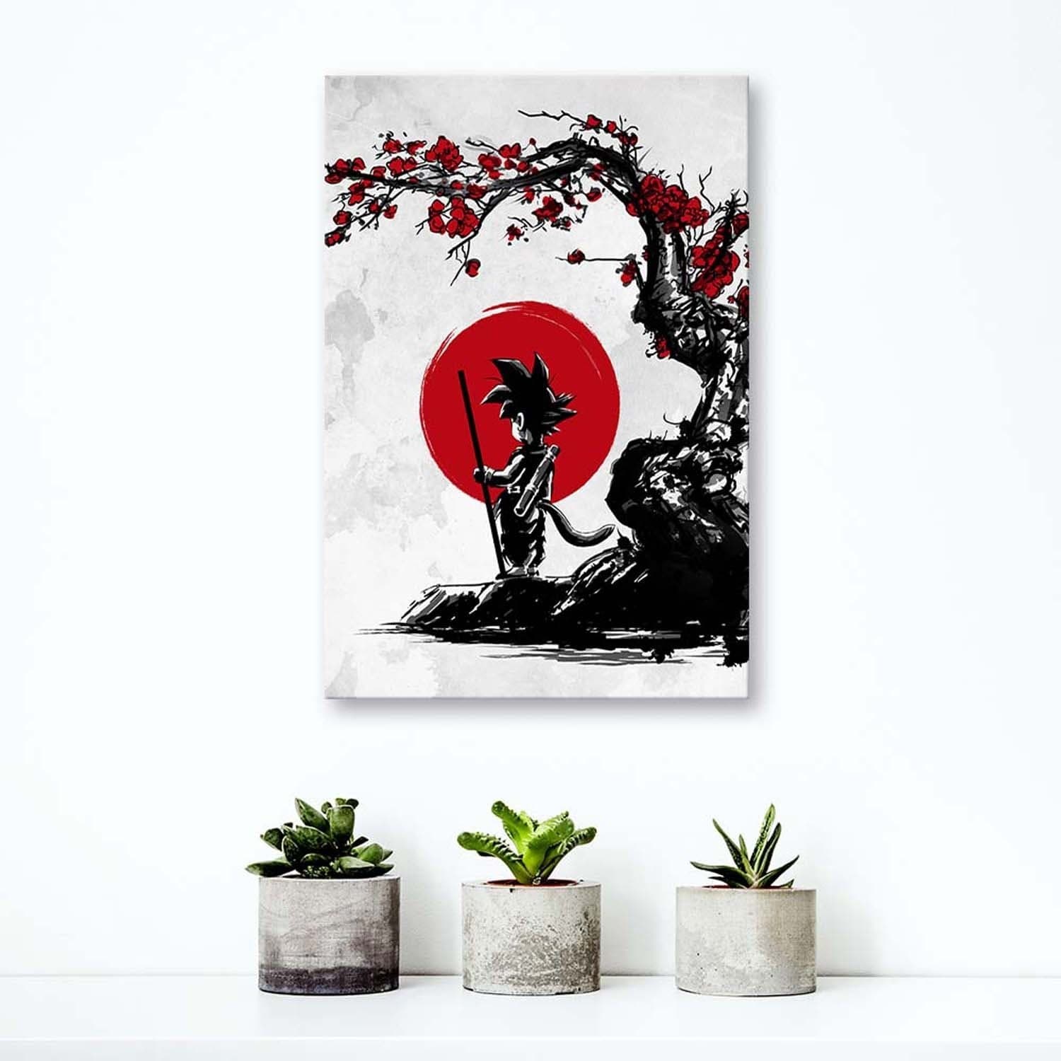 Quadro su tela, Anime Saiyan sotto il sole in Poster e stampe Collezione Casa - Trebisacce, commercioVirtuoso.it