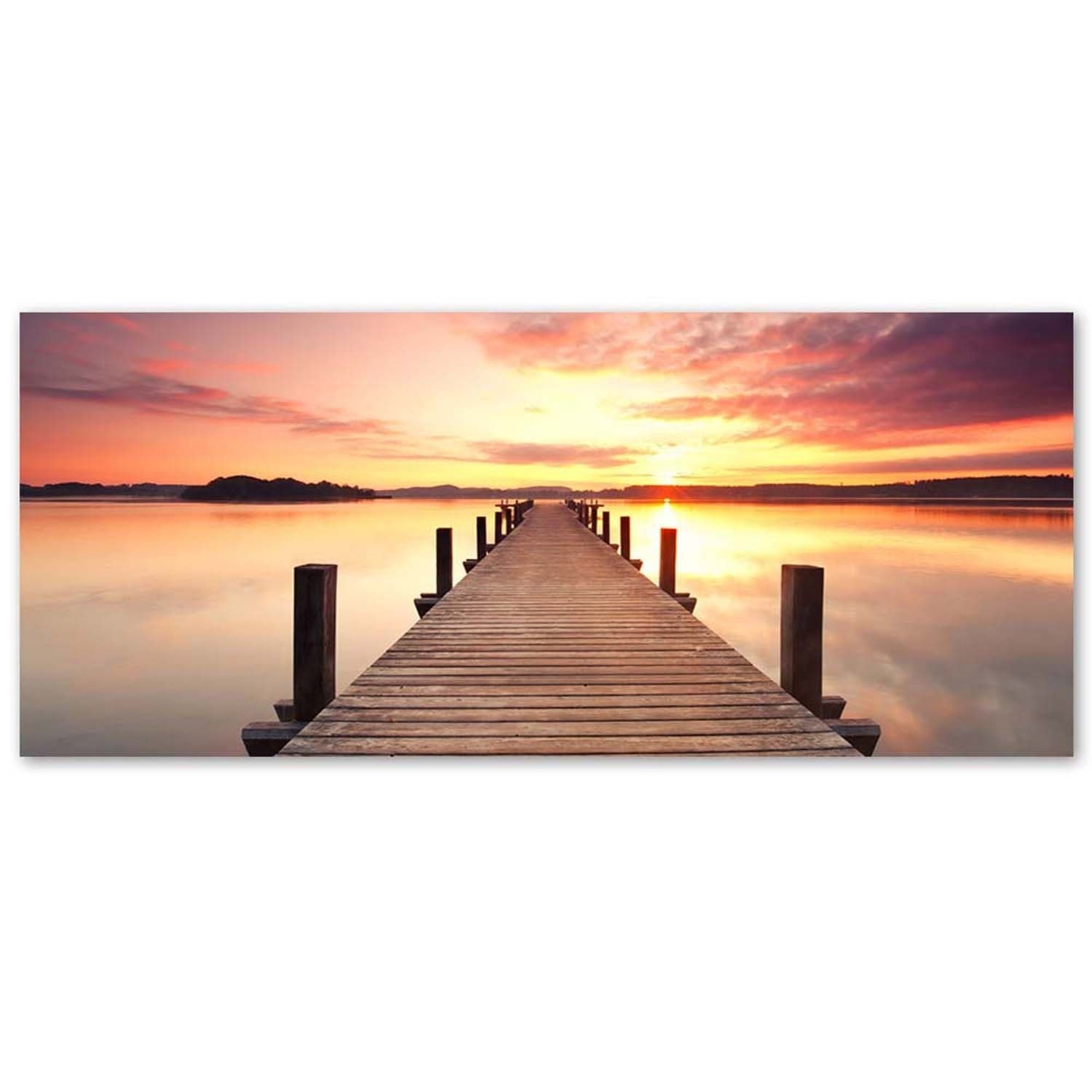 Quadro su tela Tramonto sul ponte in Poster e stampe Collezione Casa - Trebisacce, commercioVirtuoso.it