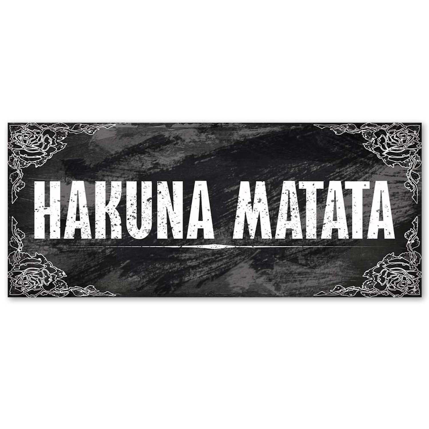 Quadro su tela, Hakuna Matata Panorama in Poster e stampe Collezione Casa - Trebisacce, commercioVirtuoso.it
