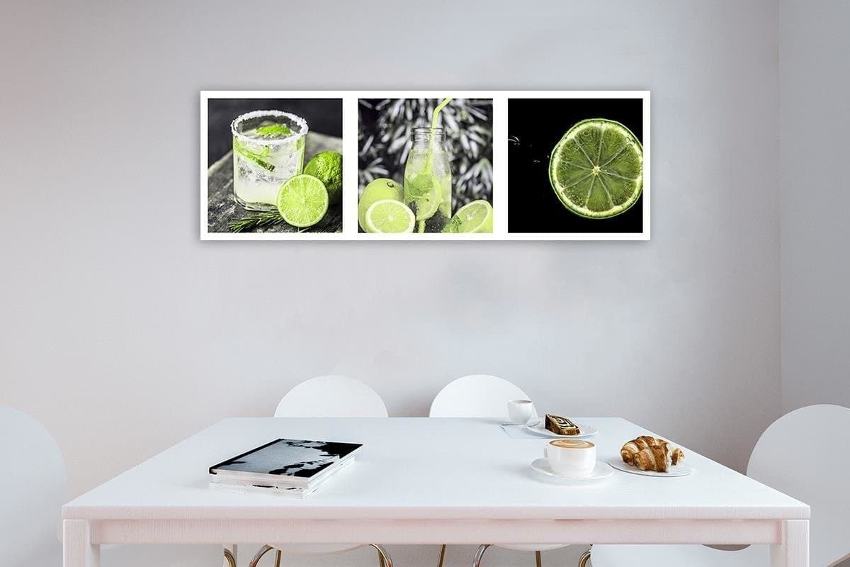 Quadro su tela, Panorama di bevande al lime in Poster e stampe Collezione Casa - Trebisacce, commercioVirtuoso.it
