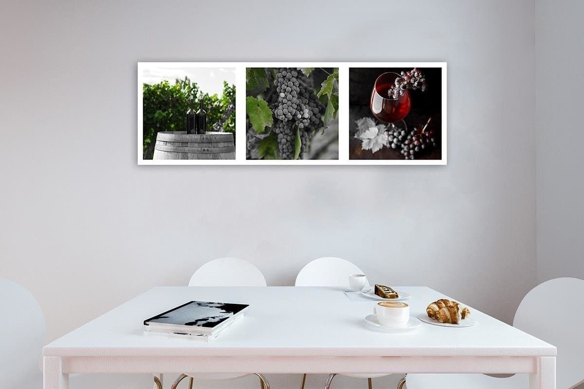 Quadro su tela, Uva Foglie in Poster e stampe Collezione Casa - Trebisacce, commercioVirtuoso.it