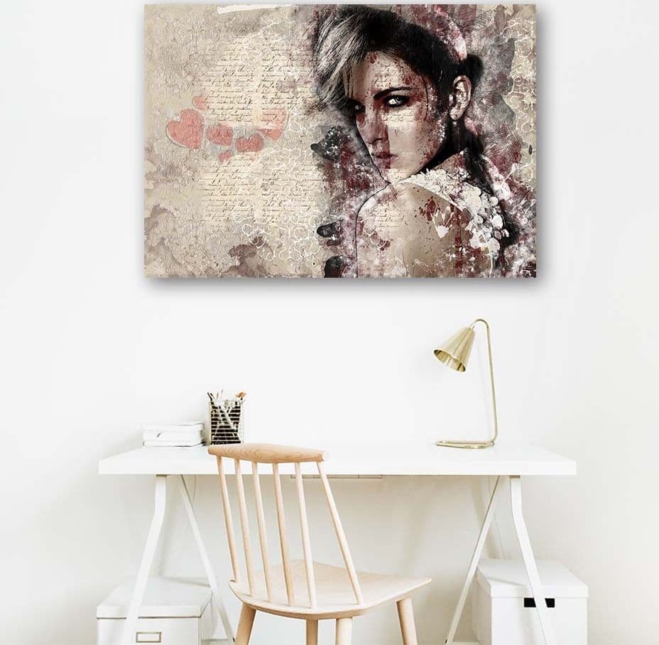 Quadro su tela, Bella donna astratta in Poster e stampe Collezione Casa - Trebisacce, commercioVirtuoso.it