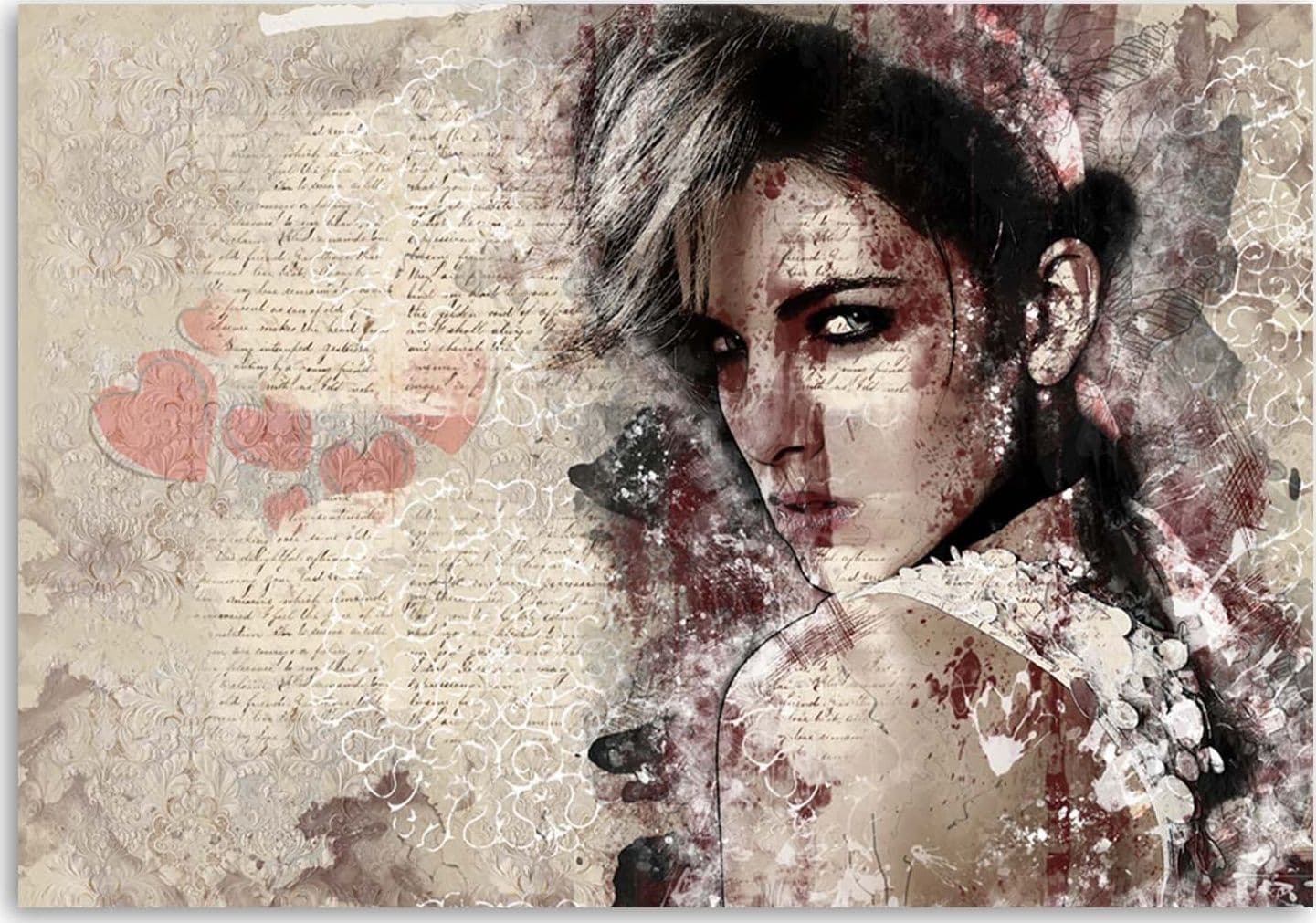 Quadro su tela, Bella donna astratta in Poster e stampe Collezione Casa - Trebisacce, commercioVirtuoso.it