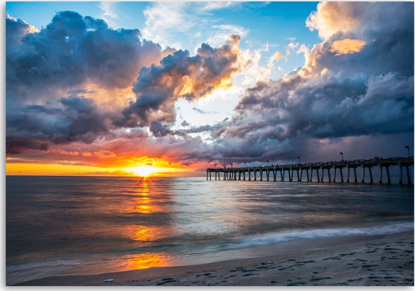 Quadro su tela, Tramonto sul mare in Poster e stampe Collezione Casa - Trebisacce, commercioVirtuoso.it