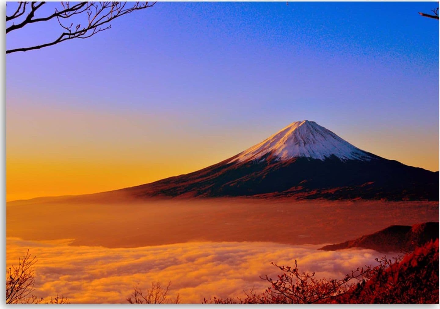 Quadro su tela, Paesaggio montano del Monte Fuji in Poster e stampe Collezione Casa - Trebisacce, commercioVirtuoso.it