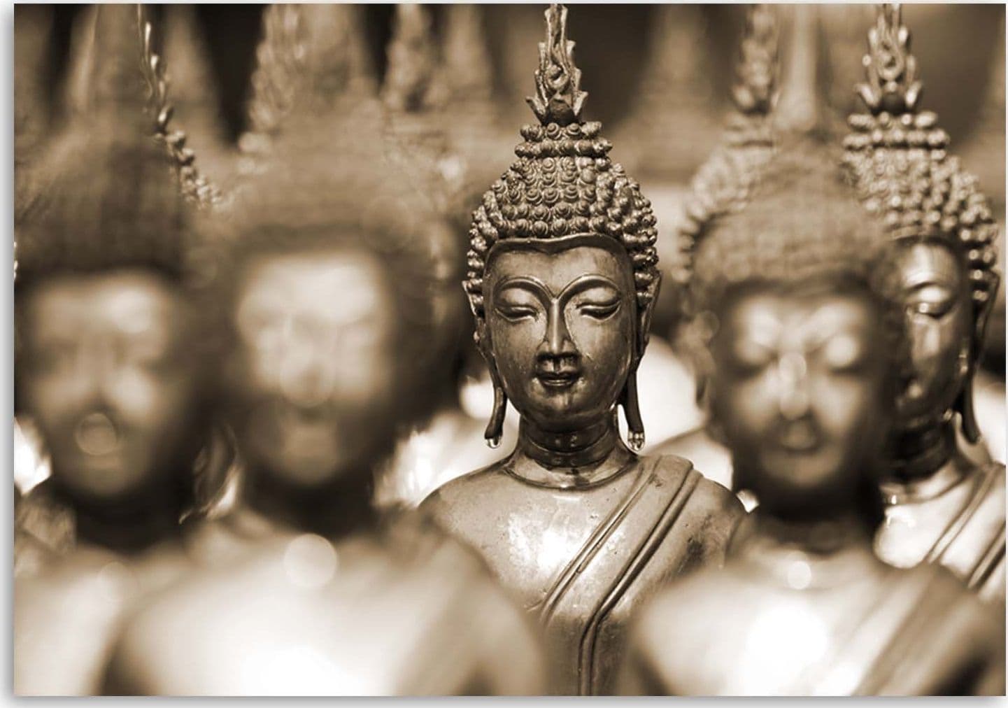 Quadro su tela, Buddha marrone Feng Shui in Poster e stampe Collezione Casa - Trebisacce, commercioVirtuoso.it