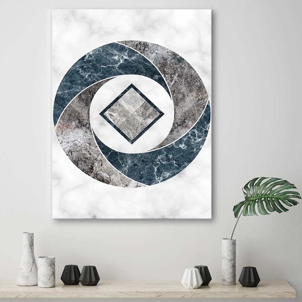 Quadro su tela, Grigio marmo astratto in Poster e stampe Collezione Casa - Trebisacce, commercioVirtuoso.it