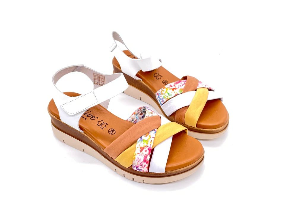 LUXDIVE Sandalo Donna Con Strappo Bianco Multi in Sandali moda Calzature Durello - Agna, commercioVirtuoso.it