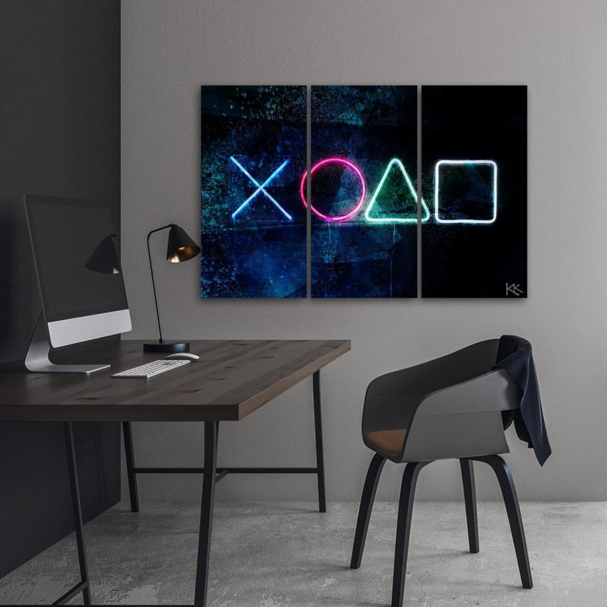 Quadro su tela 3 pannelli, Console di gioco in Poster e stampe Collezione Casa - Trebisacce, commercioVirtuoso.it