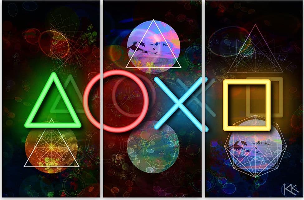 Quadro su tela 3 pannelli, Console di gioco in Poster e stampe Collezione Casa - Trebisacce, commercioVirtuoso.it