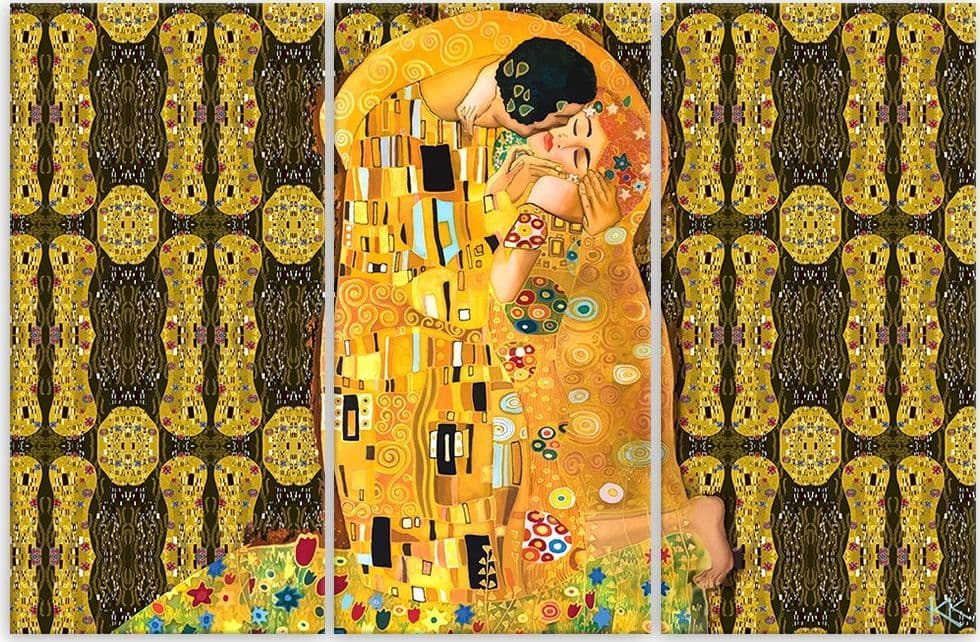 Quadro su tela 3 pannelli, Adempimento di una donna astrazione in Poster e stampe Collezione Casa - Trebisacce, commercioVirtuoso.it