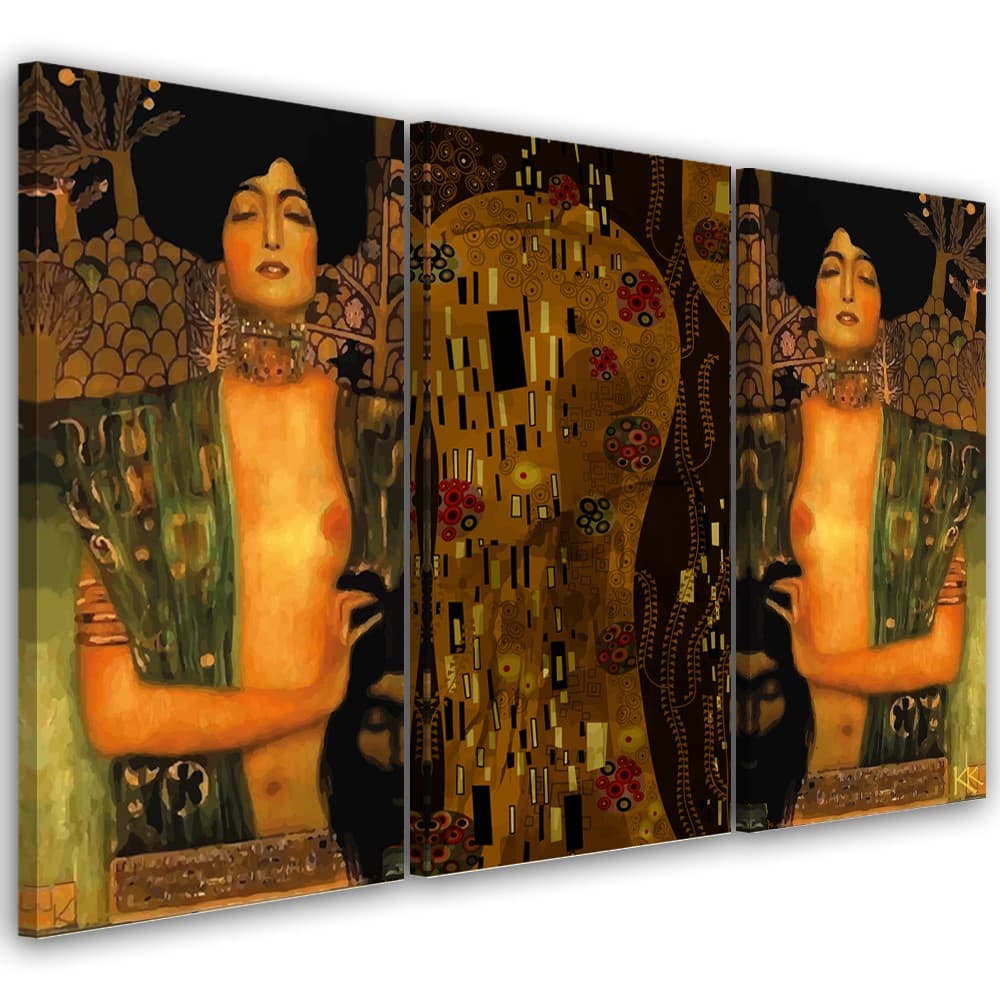 Quadro su tela 3 pannelli, Judyta con la testa di Holofernes in Poster e stampe Collezione Casa - Trebisacce, commercioVirtuoso.it