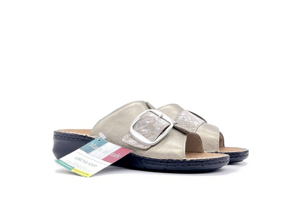 GRUNLAND Ciabatta Donna Dami Platino - 6