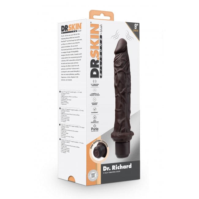 Vibratore Realistico 23 cm in Silicone ???????? Dr. Skin in prodotto Erosdom - Palmi, commercioVirtuoso.it