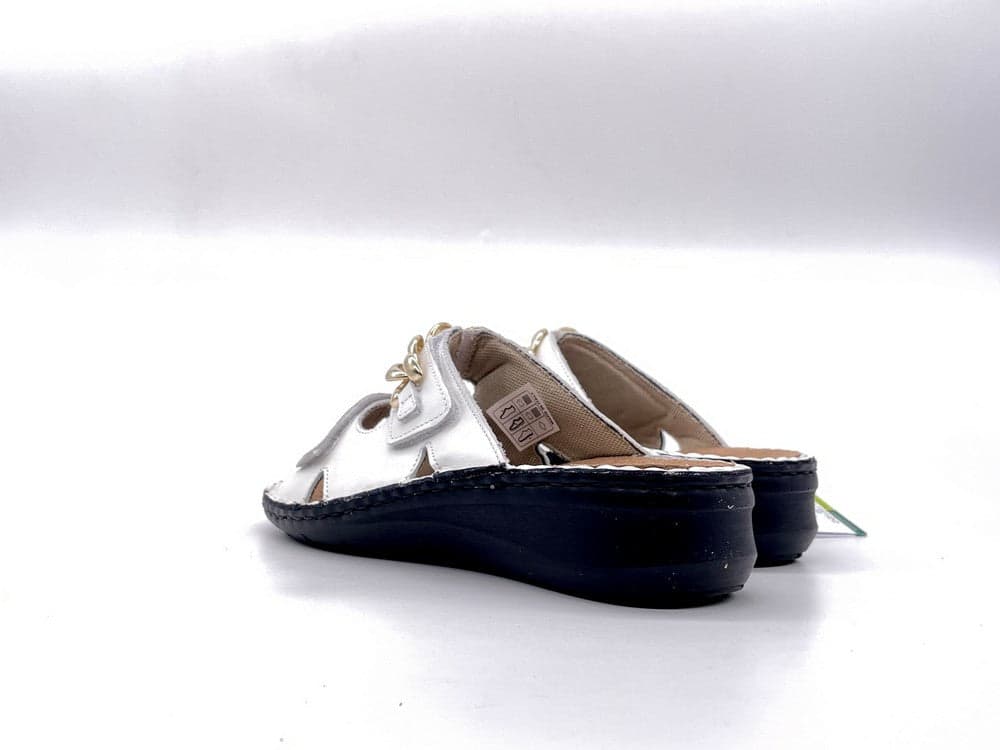 GRUNLAND Ciabatta Donna Dami Bianco in Pantofole Calzature Durello - Agna, commercioVirtuoso.it