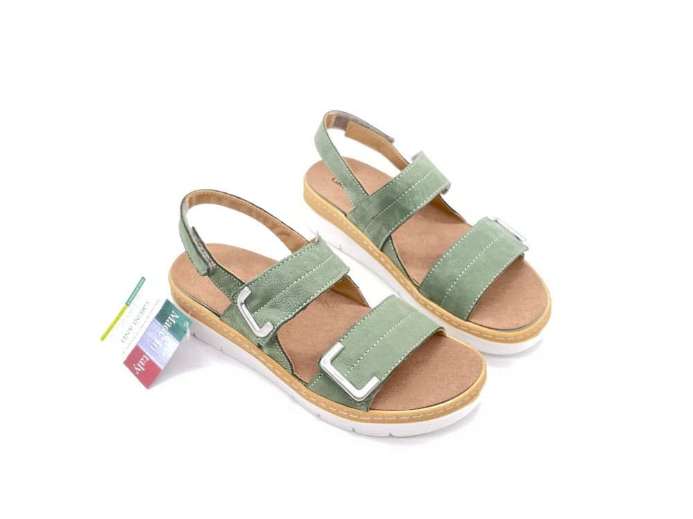 GRUNLAND Sandalo Donna Moll Salvia in Pantofole Calzature Durello - Agna, commercioVirtuoso.it