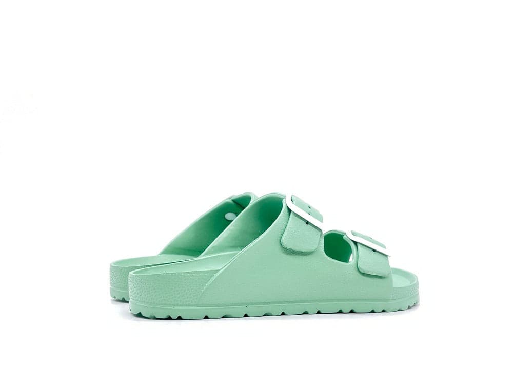 ATENEO Ciabatte Suola Birkenstock Verde Chiaro in Zoccoli e sabot Calzature Durello - Agna, commercioVirtuoso.it