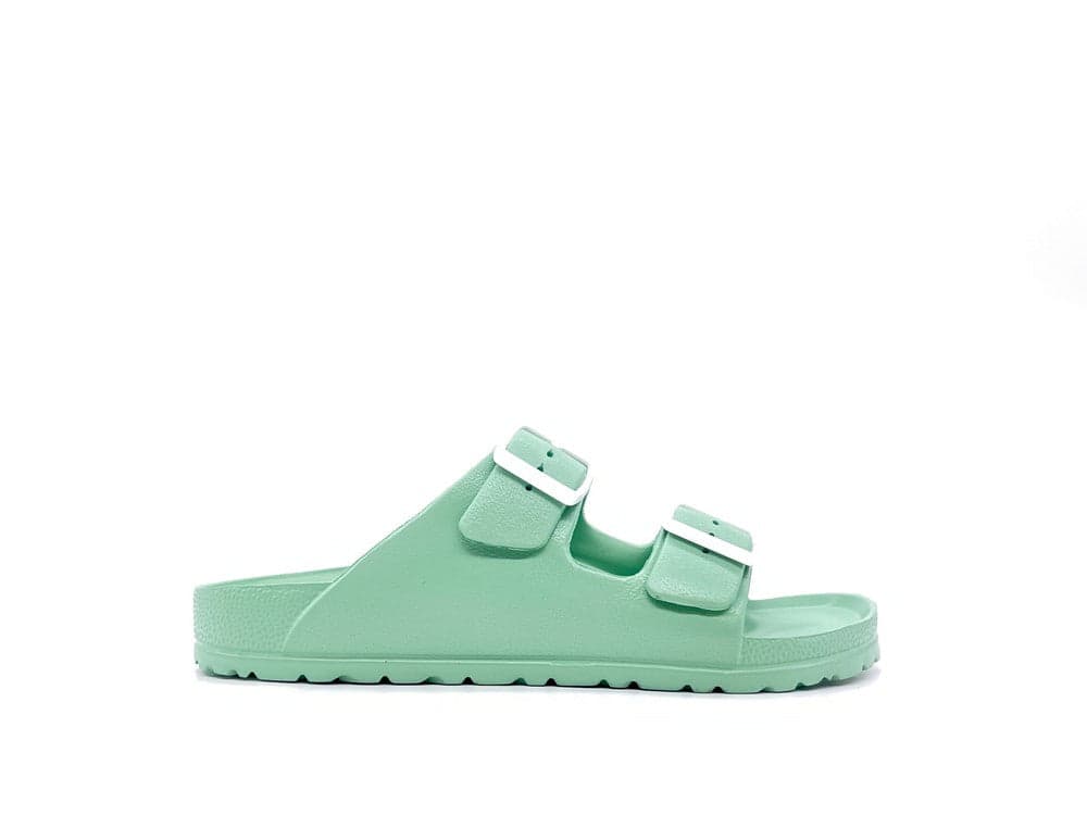 ATENEO Ciabatte Suola Birkenstock Verde Chiaro in Zoccoli e sabot Calzature Durello - Agna, commercioVirtuoso.it