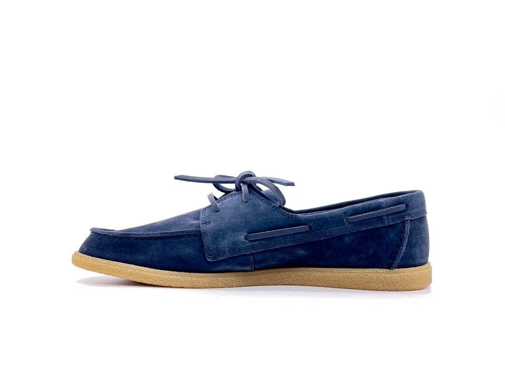 CLARKS Mocassino uomo Clarkbay Go suede blu in Loafer e mocassini Calzature Durello - Agna, commercioVirtuoso.it
