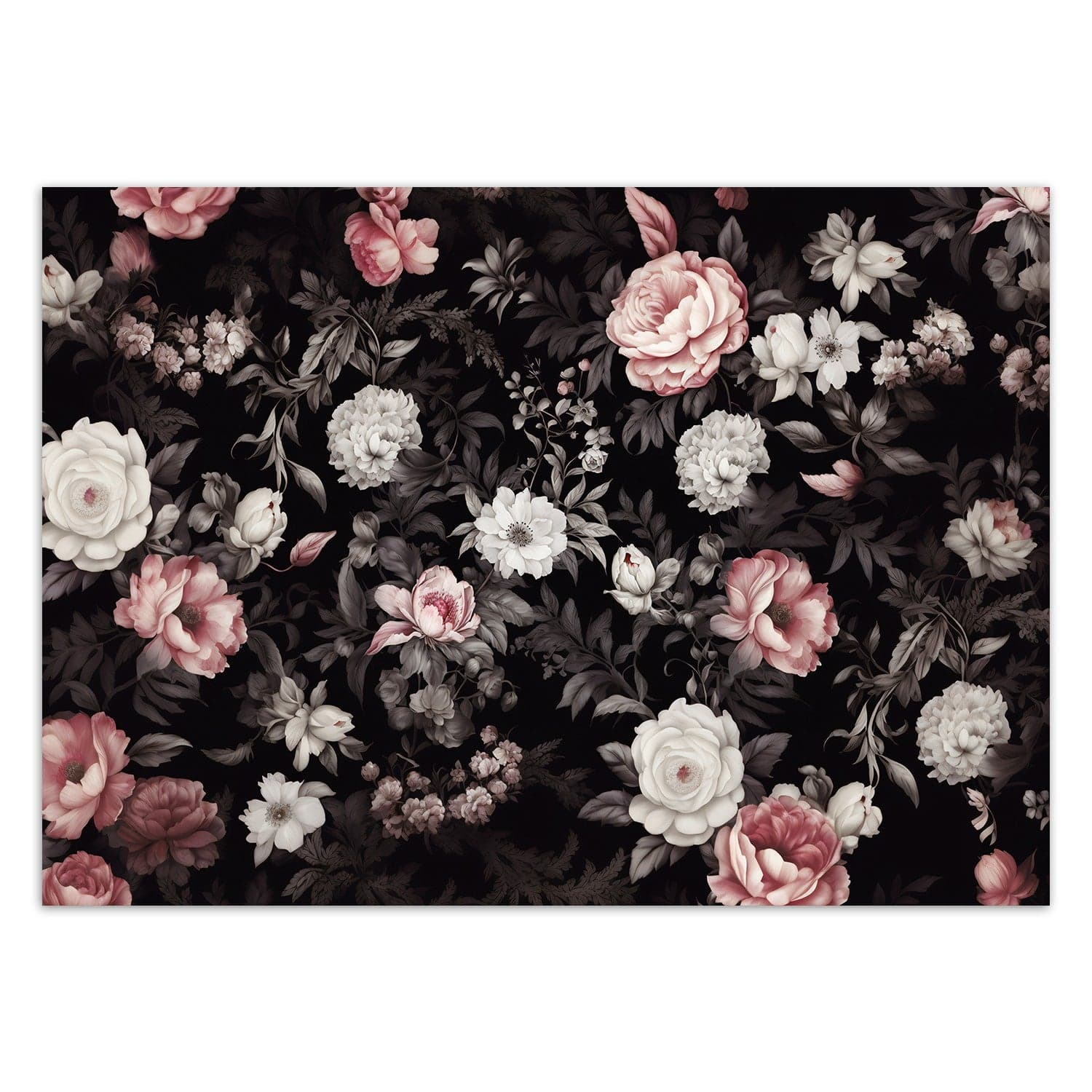 Carta Da Parati, Fiori Peonie Rose in Carta da parati Collezione Casa - Trebisacce, commercioVirtuoso.it