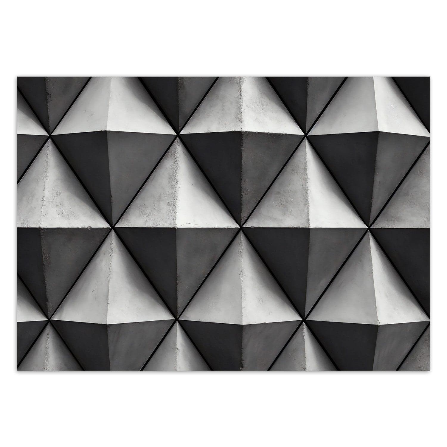 Carta Da Parati, Triangoli geometrici 3D in Carta da parati Collezione Casa - Trebisacce, commercioVirtuoso.it