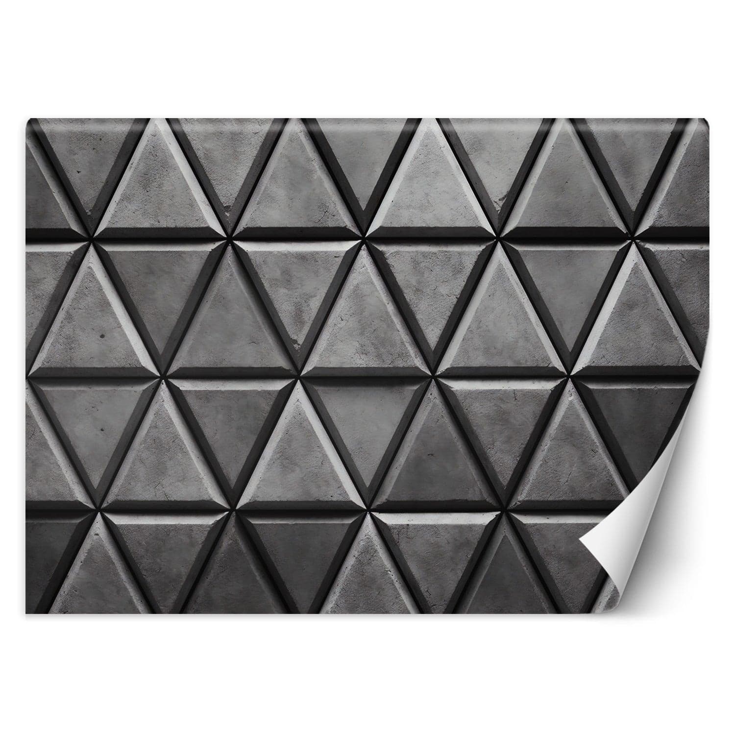 Carta Da Parati, Triangoli geometrici 3D in Carta da parati Collezione Casa - Trebisacce, commercioVirtuoso.it