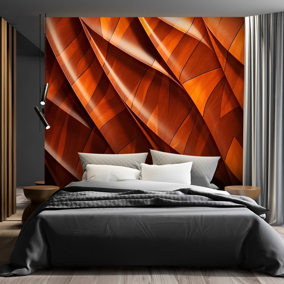 Carta Da Parati, Texture arancione 3D in Carta da parati Collezione Casa - Trebisacce, commercioVirtuoso.it