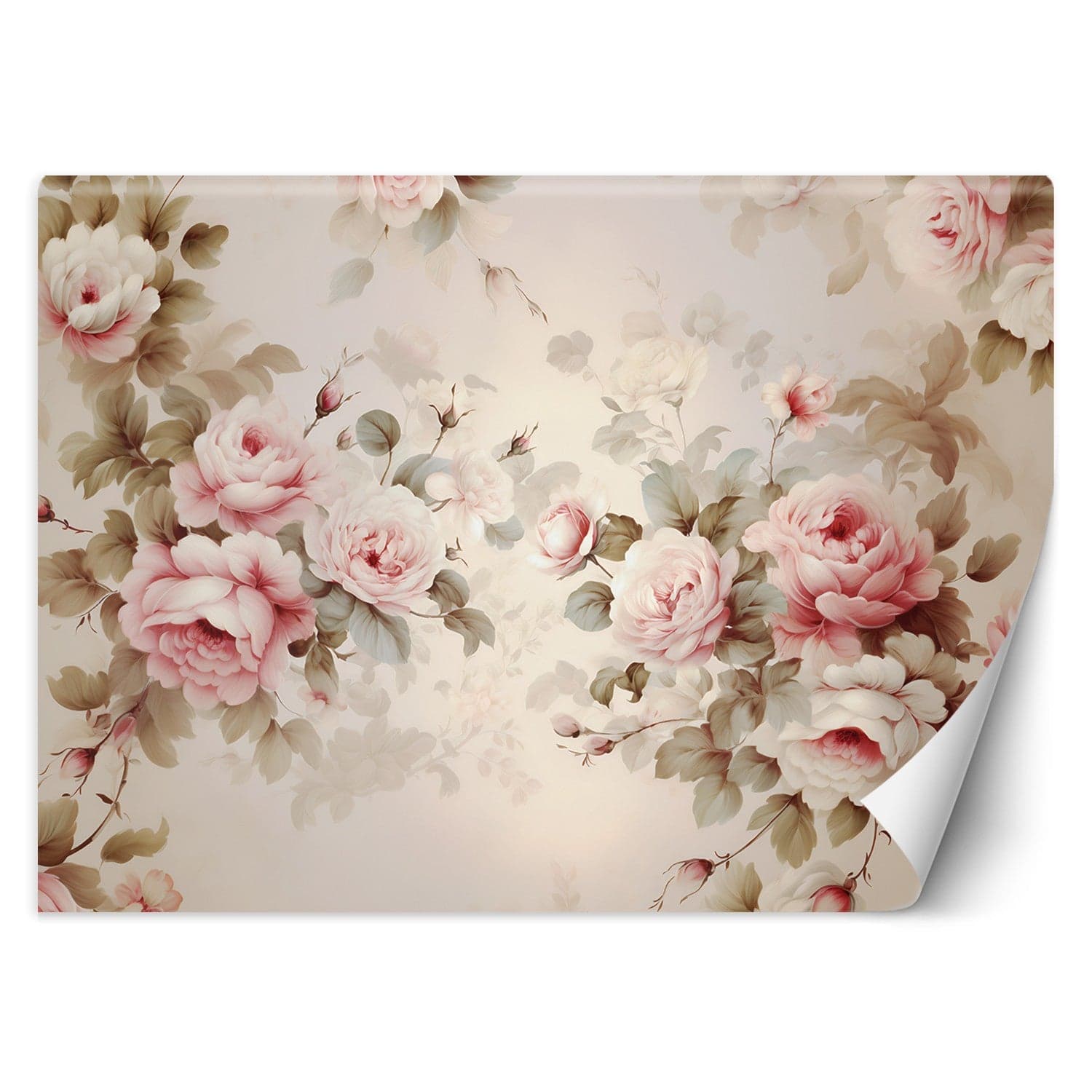 Carta Da Parati, Rose Shabby Chic in Carta da parati Collezione Casa - Trebisacce, commercioVirtuoso.it
