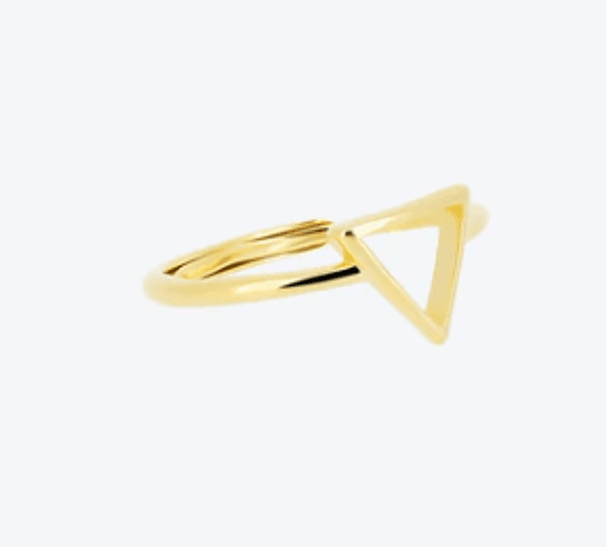 Anihma - ANELLO TRIANGOLO VUOTO - ORO