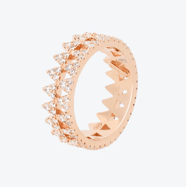 Anihma - ANELLO CORONA PAVÉ