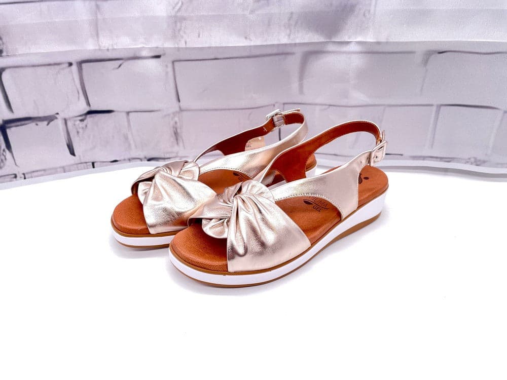 SUSIMODA Sandalo Donna Champagne Basso in Sandali moda Calzature Durello - Agna, commercioVirtuoso.it