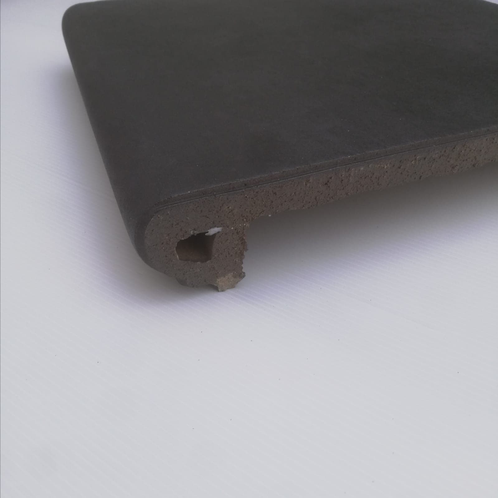 Gradino klinker 325x330x18mm serie Orion colore Antracite - 1pz in Modanature Aloiserw.com - Altomonte, commercioVirtuoso.it