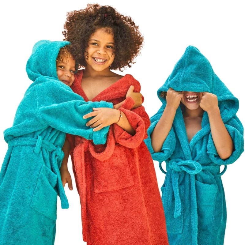 Accappatoio bambino e asciugamano in spugna Perla Biancoperla in Accappatoi e vestaglie Collezione Casa - Trebisacce, commercioVirtuoso.it