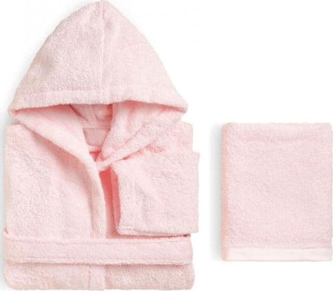 Accappatoio bambino e asciugamano in spugna Perla Biancoperla in Accappatoi e vestaglie Collezione Casa - Trebisacce, commercioVirtuoso.it