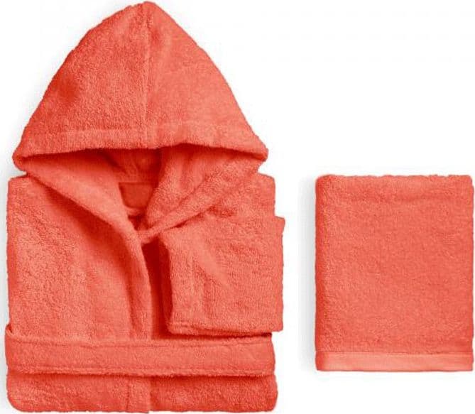 Accappatoio bambino e asciugamano in spugna Perla Biancoperla in Accappatoi e vestaglie Collezione Casa - Trebisacce, commercioVirtuoso.it