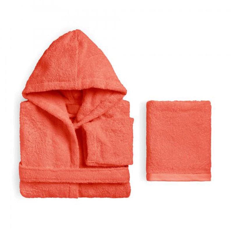Accappatoio bambino e asciugamano in spugna Perla Biancoperla in Accappatoi e vestaglie Collezione Casa - Trebisacce, commercioVirtuoso.it
