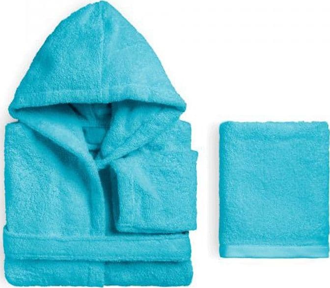 Accappatoio bambino e asciugamano in spugna Perla Biancoperla in Accappatoi e vestaglie Collezione Casa - Trebisacce, commercioVirtuoso.it
