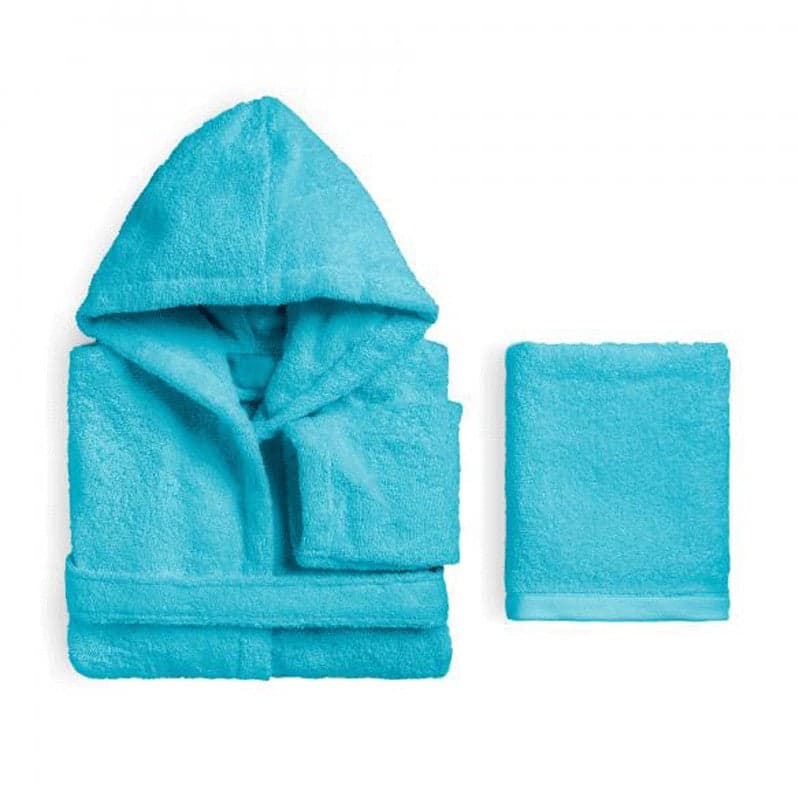 Accappatoio bambino e asciugamano in spugna Perla Biancoperla in Accappatoi e vestaglie Collezione Casa - Trebisacce, commercioVirtuoso.it