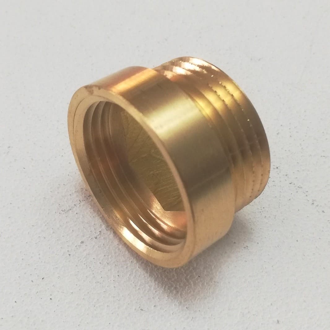 Prolunga MF da 1" x 10mm in ottone giallo in Prolunghe Aloiserw.com - Altomonte, commercioVirtuoso.it