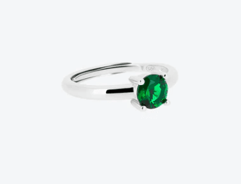 Anihma - ANELLO SOLITARIO - VERDE in Anelli Alba Gioielli - Casoria, commercioVirtuoso.it