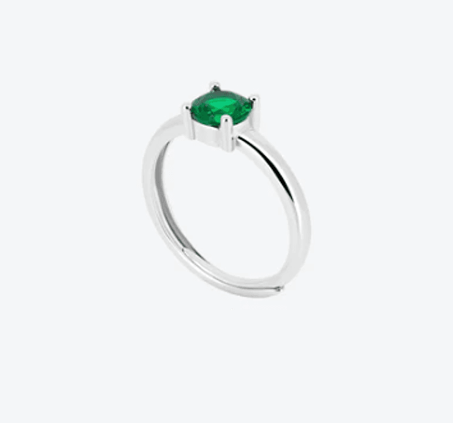 Anihma - ANELLO SOLITARIO - VERDE