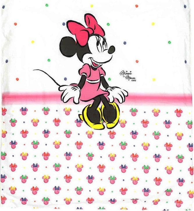 Set piumino culla   lenzuolino Disney Minnie Rainbow