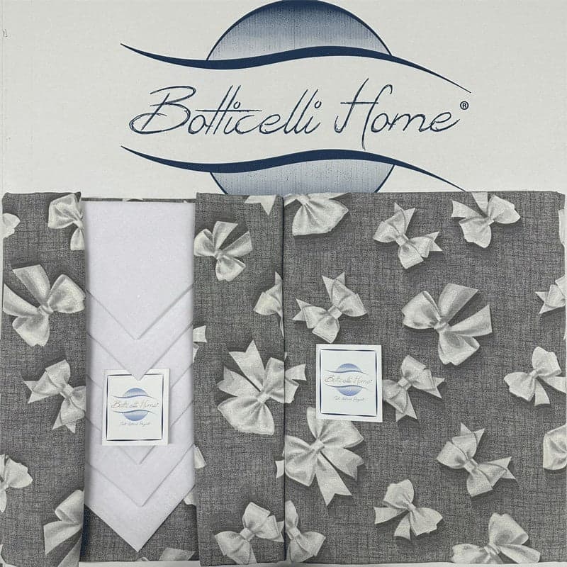 Tovaglia da tavolo con tovaglioli Fiocco Botticelli Home in Tovaglie Collezione Casa - Trebisacce, commercioVirtuoso.it