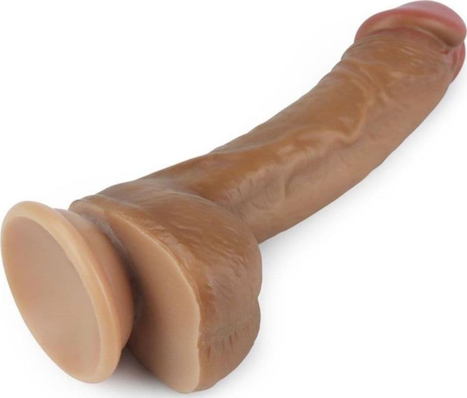 Dildo in Silicone Doppio Strato Nature COCK MARRONE 8" 20,5 cm in Dildo doppi Sexy Tentazioni - Siracusa, commercioVirtuoso.it