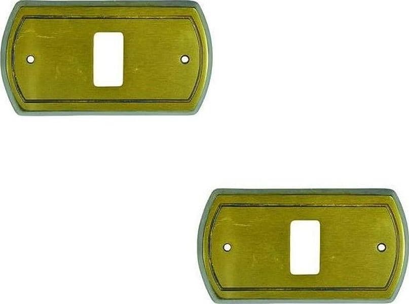 COPRINTERRUTTORE MODELLO LAVINIA 1 POSTO IN OTTONE X SCATOLA TITINO 503 - PZ 2 in prodotto EuroStore07 - Alatri, commercioVirtuoso.it
