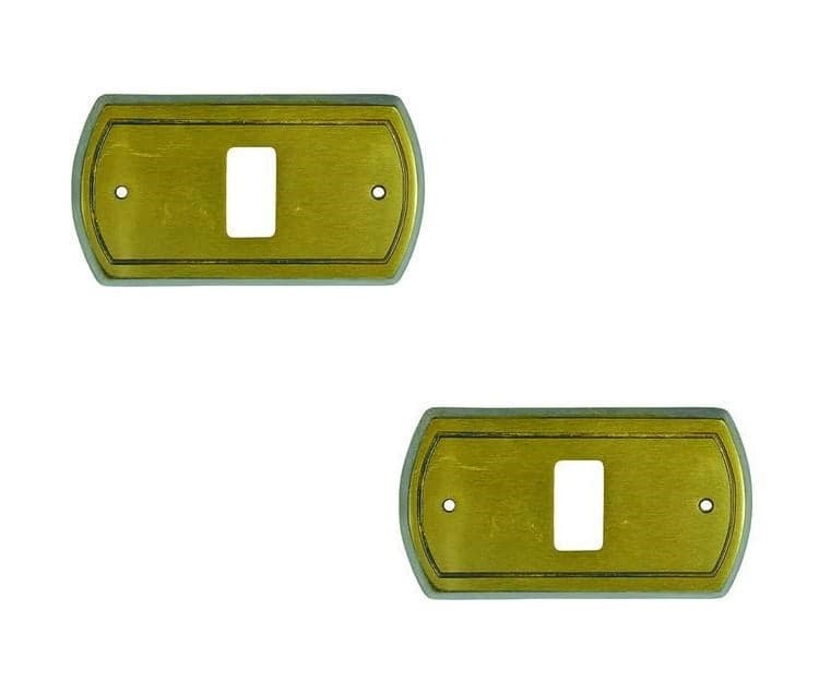 COPRINTERRUTTORE MODELLO LAVINIA 1 POSTO IN OTTONE X SCATOLA TITINO 503 - PZ 2 in prodotto EuroStore07 - Alatri, commercioVirtuoso.it