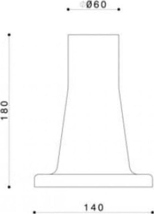BASE PORTAGLOBO adatto per globi 200/250/300 per palo ø mm.60 FER 113878 in prodotto EuroStore07 - Alatri, commercioVirtuoso.it